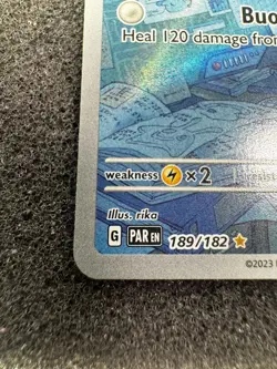 Pokemon TCG Mantyke Card 189/182 Illustration Rare Holo Paradox Rift Set NM - Image 3