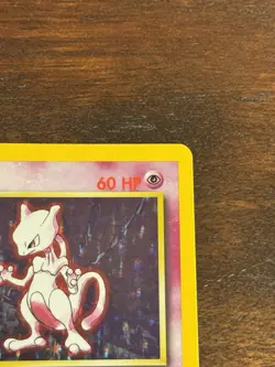 Pokemon Mewtwo Base Set 10/102 Holo Rare 60 HP English Card 1999 - Image 3