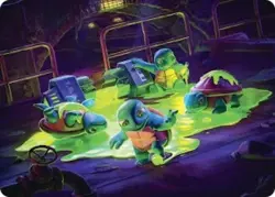 The Ooze Art Card S Art Series: Teenage Mutant Ninja Turtles 18 NM MTG - Image 1