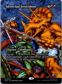 Silverclad Ferocidons (Borderless) M Teenage Mutant Ninja Turtles Eternal-Legal - Image 1
