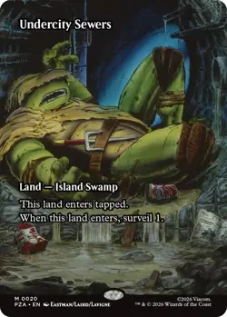Undercity Sewers (Borderless) M Teenage Mutant Ninja Turtles Source Material 20 - Image 1
