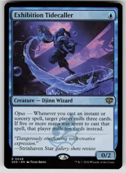 Exhibition Tidecaller Rare Secrets of Strixhaven 48 MTG Near Mint 2026 - Image 1