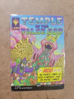 Temple of the False God NON-FOIL - Secret Lair Encyclopedia of Magic MTG - Image 1