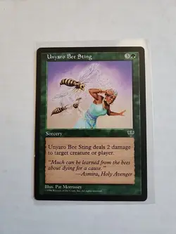 Unyaro Bee Sting - Mirage - MTG Magic - Uncommon - Green Sorcery - Image 1