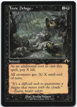 Toxic Deluge (Retro Frame) Normal R Modern Horizons 3 412 NM - Image 1