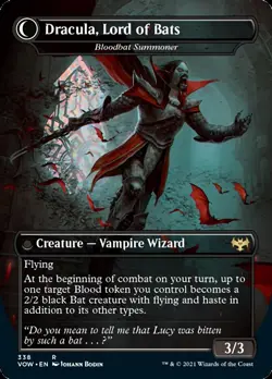 Voldaren Bloodcaster // Bloodbat Summoner - Dracula, Lord of Blood // Dracula, L - Image 2