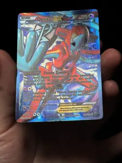 2013 Pokemon Black & White Plasma Freeze Full Art Deoxys EX Holo Foil 111/116 - Image 5