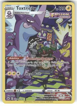 Toxtricity GG09/GG70 Holo Crown Zenith Galarian Gallery Pokemon NM - Image 1