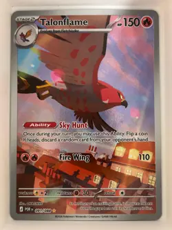 Talonflame 091/088 Holo Illustration Rare Perfect Order Pokemon NM - Image 1
