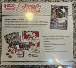 White Flare Elite Trainer Box ETB Scarlet & Violet New Sealed Pokemon Reshiram - Image 3