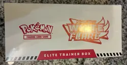 White Flare Elite Trainer Box ETB Scarlet & Violet New Sealed Pokemon Reshiram - Image 5