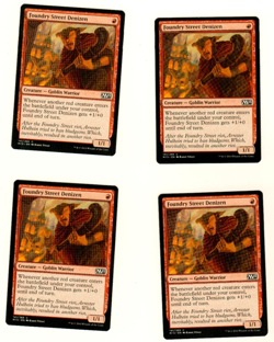 Set Of 4 Foundry Street Denizen #141/269 M15 MTG Magic The Gathering Card - Image 1