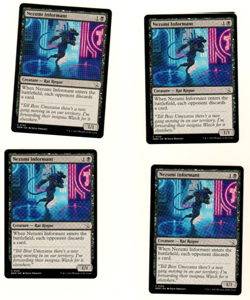Set Of 4 Nezumi Informant #0120 March Of The Machine MTG Card - Image 1