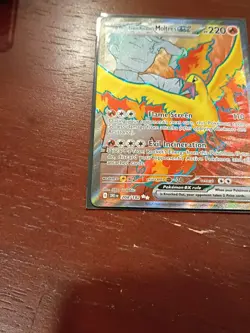 Team Rocket's Moltres EX 208/182 Full Art Ultra Rare Pokemon Destined Rivals NM - Image 5