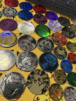 Assorted Pokemon TCG Coin Lot 250 Count - Charizard, Pikachu, Mewtwo, Rayquaza - Image 3