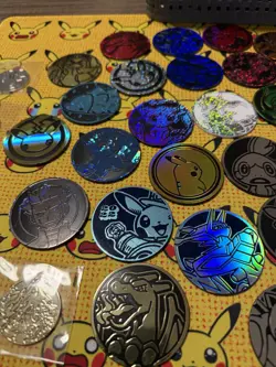 Assorted Pokemon TCG Coin Lot 250 Count - Charizard, Pikachu, Mewtwo, Rayquaza - Image 4