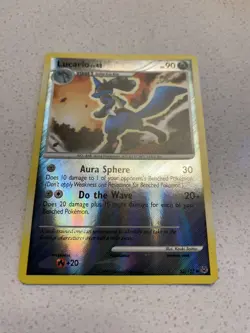 Lucario 53/127 Reverse Holo Diamond & Pearl Platinum Near Mint Pokemon - Image 1