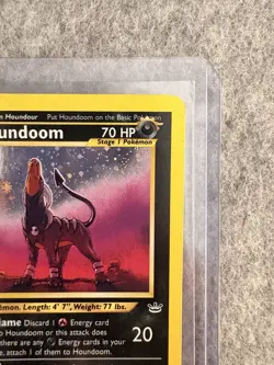 Houndoom 8/64 Pokemon 1st Edition Neo Revelation Holo Rare - MP - Image 5