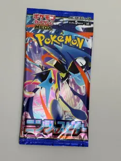 Pokemon MEGA Cards Expansion Pack Ninja Spinner 1Pack Japanese - Image 1