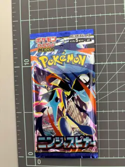 Pokemon MEGA Cards Expansion Pack Ninja Spinner 1Pack Japanese - Image 2