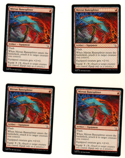 Set Of 4 Mirran Banesplitter #0154 March Of The Machine MTG Card - Image 3