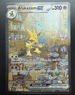 Alakazam ex 201/165 NM Pokemon Scarlet & Violet 151 Special Illustration Rare - Image 1