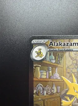 Alakazam ex 201/165 NM Pokemon Scarlet & Violet 151 Special Illustration Rare - Image 2
