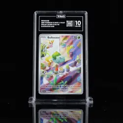 2024 POKEMON SCARLET & VIOLET #143/142 STELLAR CROWN BULBASAUR TAG 10 - Image 1