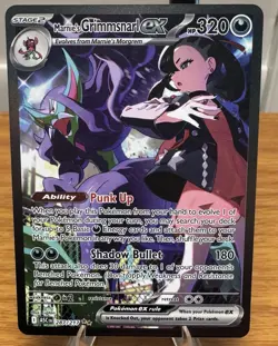 Marnie's Grimmsnarl EX Pokemon Card 320 HP Rare Holo 287/217 ASC EN - Image 1