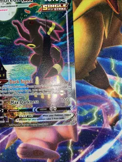 Pokemon TCG Umbreon VMAX Alt Art Holo Secret Rare Card Evolving Skies 215/203 NM - Image 3