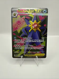 Mega Starmie ex 102/088 Me03: Perfect Order Holo Pokemon - Image 1