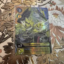 Digimon Card Game Pulsemon BT6-033 Alternative Art Textured Rare Foil - Image 1
