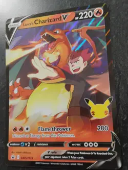 Lance Charizard v Black Star Promos SWSH133 Celebrations Jumbo Card - Image 2