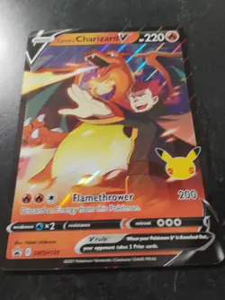 Lance Charizard v Black Star Promos SWSH133 Celebrations Jumbo Card - Image 5