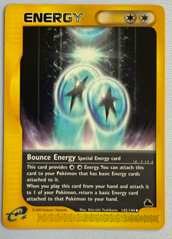 Bounce Energy 142/144 Skyridge Regular NM Pokemon Card - Image 2