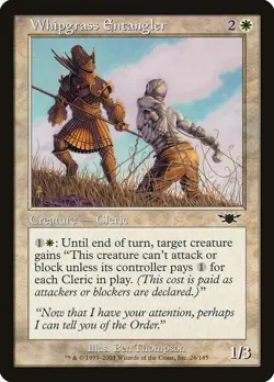 1 FOIL Whipgrass Entangler Legions LP Lightly Played MTG Magic the Gathering - Image 1