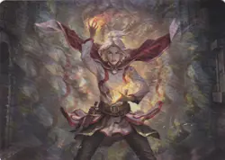 ADVENTURES IN THE FORGOTTEN REALMS..DELINA, WILD MAGE ..ART SERIES..MTG..NRMT NP - Image 1