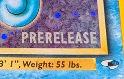 Pokemon Card - Gym Heroes Misty's Seadra 9/132 PRERELEASE STAMP Holo Rare Promo - Image 3