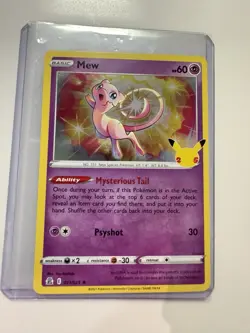 Pokemon TCG Promo Cards Mew & Pikachu 2021 English 011/025 006/025 Lot of 2 - Image 2
