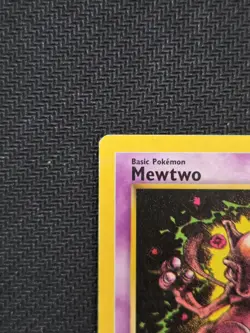 Mewtwo 14 Black Star Movie Promo Vintage Rare Pokemon HP - Image 3