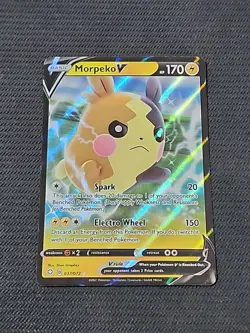 Pokemon Shining Fates "Morpeko V" 37/72 / Ultra Rare / Near Mint - Image 1
