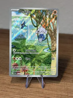 Meditite 153/142 - IR - NM - Stellar Crown - Pokemon TCG - Image 1