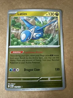 Pokemon Mega Evolution Latios 101/132Reverse Holo NM - Image 1