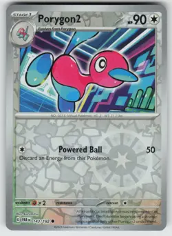 Porygon2 143/182 Common Paradox Rift Pokemon Reverse Holo Near Mint - Image 1