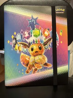 Pokemon Scarlet & Violet Prismatic Evolutions Eevee Binder (Binder Only) - Image 1