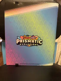 Pokemon Scarlet & Violet Prismatic Evolutions Eevee Binder (Binder Only) - Image 2