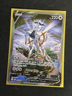 Pokemon Arceus V Alternate Full Art Ultra Rare Holo 166/172 Brilliant Stars - Image 1