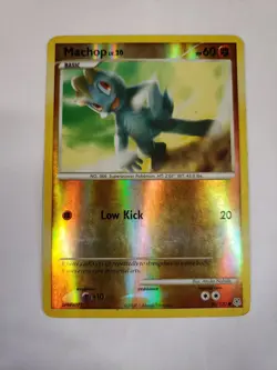 Machop - 86/130 - Pokemon Diamond & Pearl Reverse Holo Rare LP - Image 1