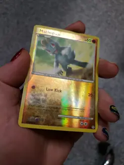 Machop - 86/130 - Pokemon Diamond & Pearl Reverse Holo Rare LP - Image 5