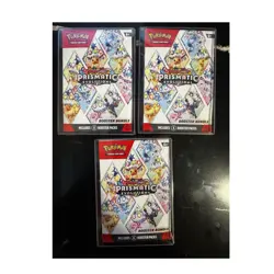 Pokemon Prismatic Evolutions Booster Bundle Box Lot of 3 - Image 1